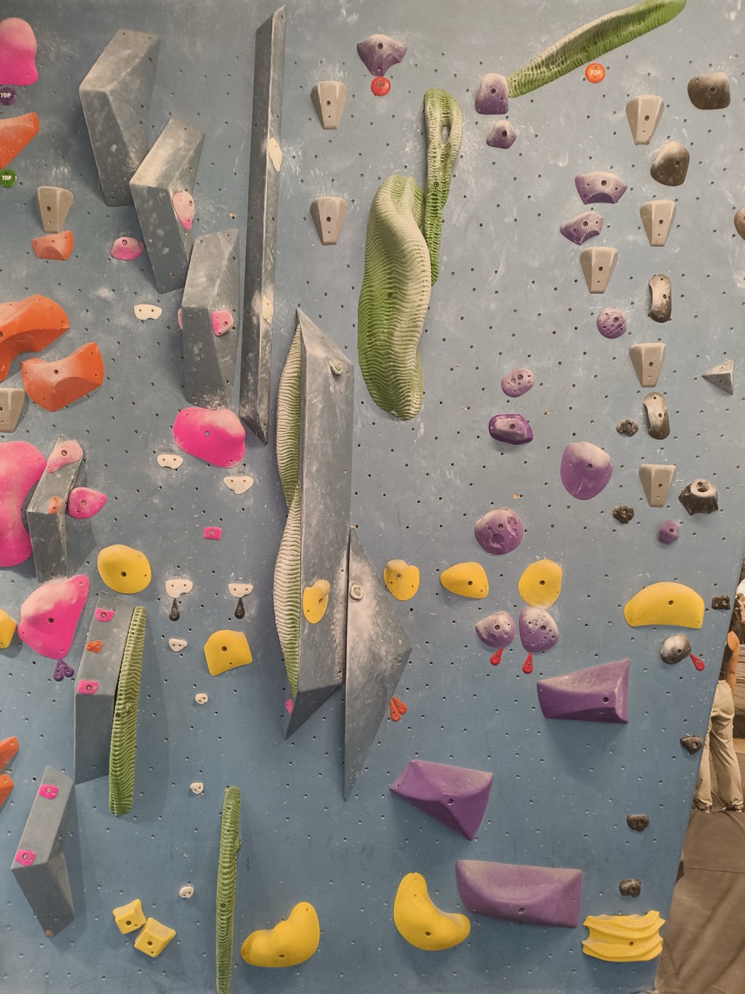 Bouldering wall