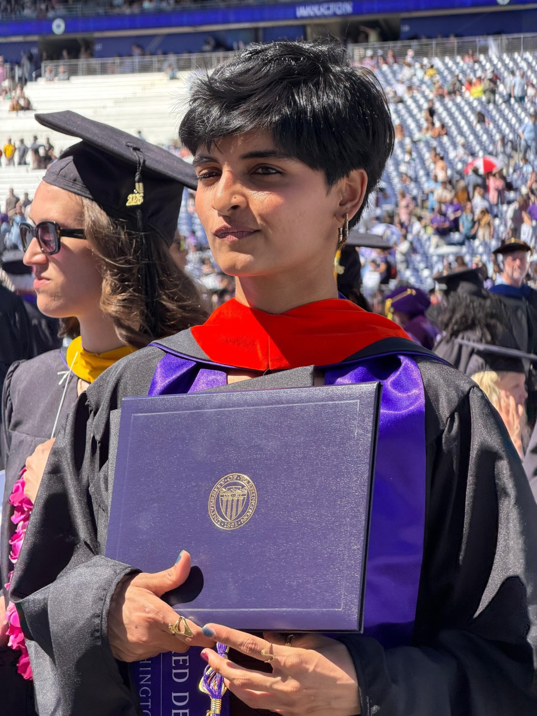 Sharayu at graduation